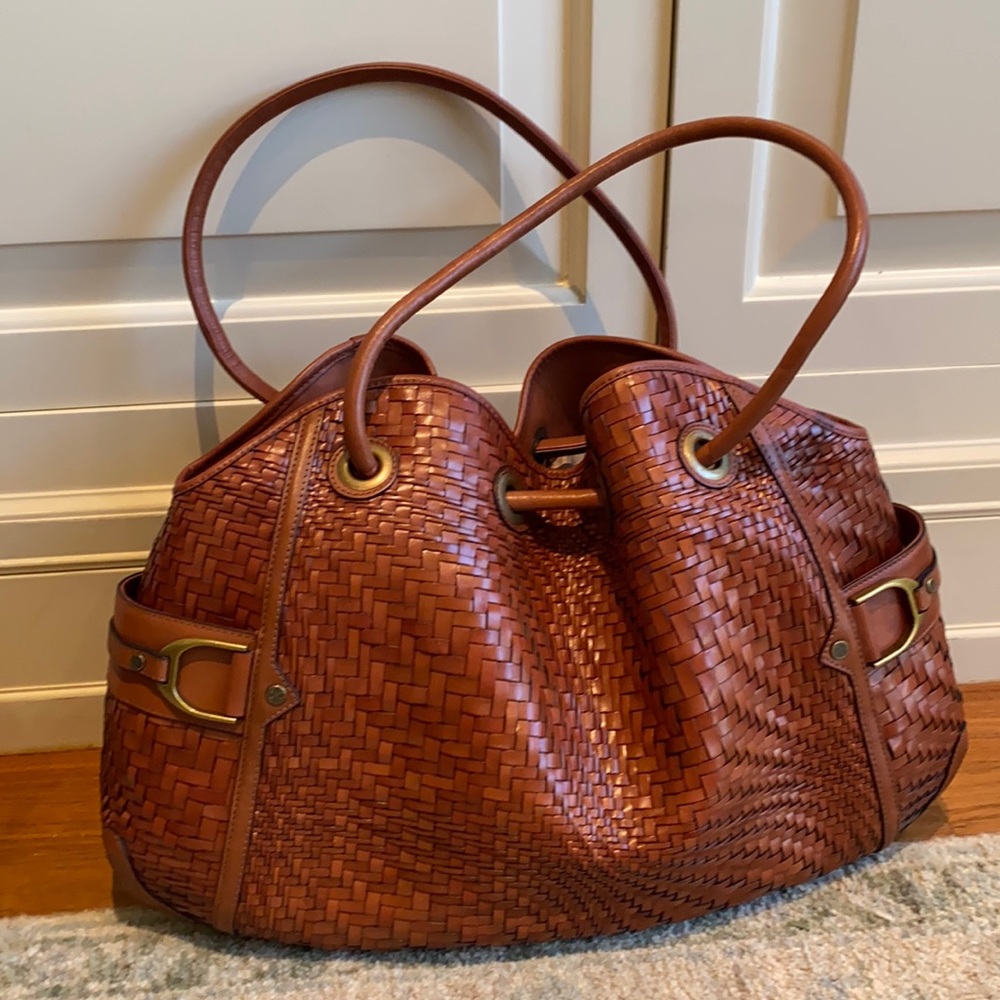 NWOT Cole Haan woven tote